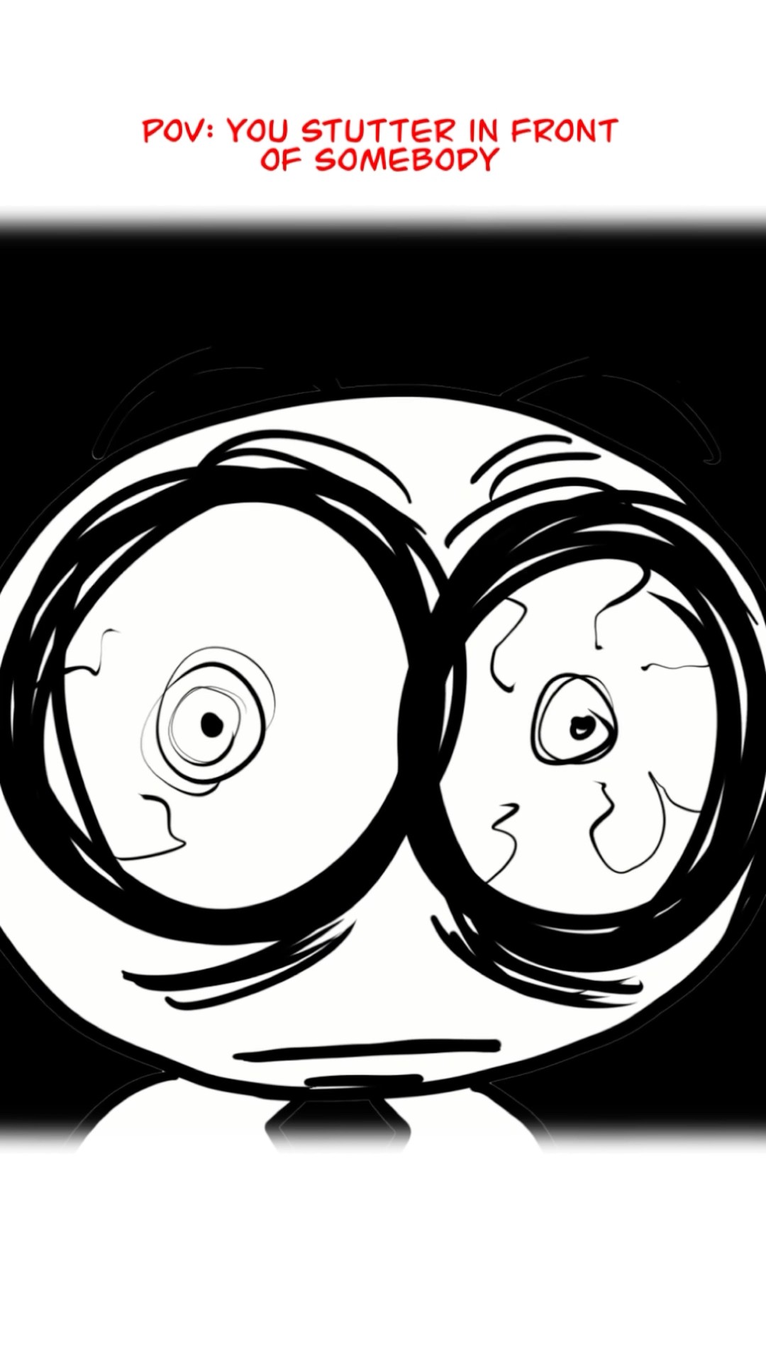 Stuttering ? (Animation Meme) Anim: IG @ ZA1NT1 #shorts