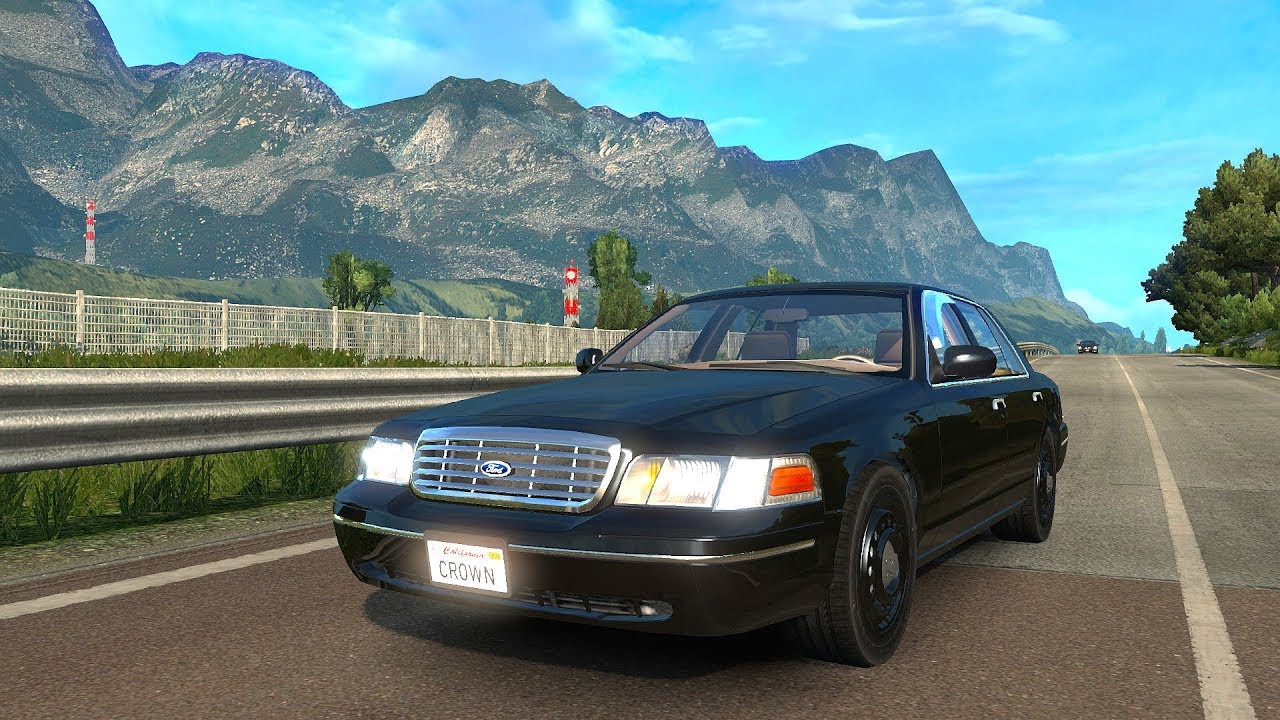ETS2 - Ford Crown Victoria - (Euro Truck Simulator 2)