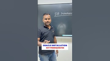Oracle Database Installation: Key Prerequisites Explained by Ankush Sir