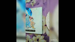 Mixed Media Mini Art - Fairies! 💙#shorts #shortvideo #shortsfeed #shortsyoutube #craft #trending Mixed Media Mini Art - Fairies! 💙#shorts #shortvideo #shortsfeed #shortsyoutube #craft #trending