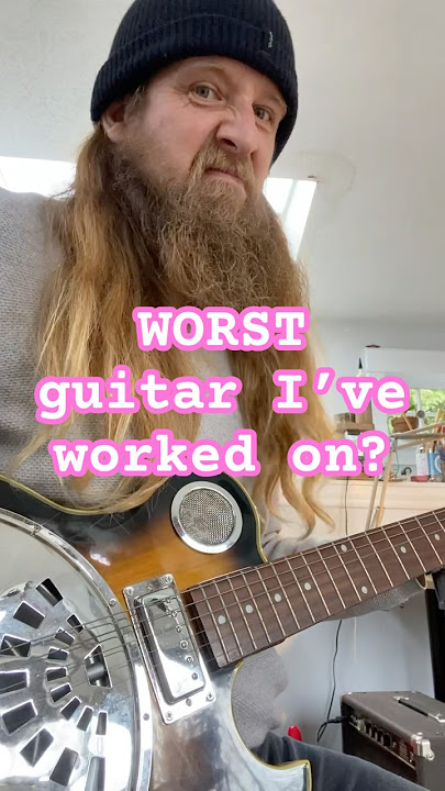 Wow! This thing sucks! #whatsinthecase #notaluthier #electric #guitar #resonator #acoustic #luthier
