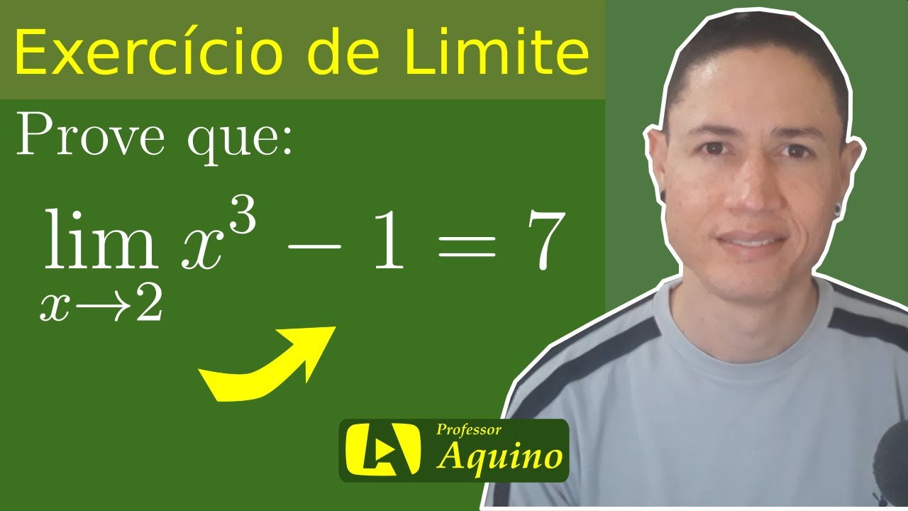 #05 Definição formal de Limite - ε (épsilon) e δ (delta). | Exercícios de Cálculo.