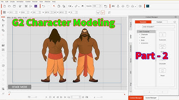 How to Create G2 Character for Cartoon Animator 4 Part 2 | Indian G2 Character Tutorial in Hindi
