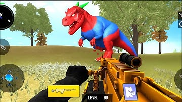 Real Dinosaur Hunting Gun Games – Best Dinosaur Games – Android Gameplay