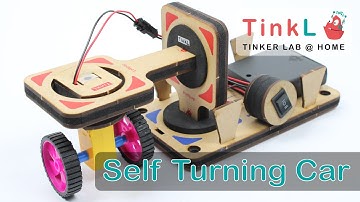 Self Turning Car | Junior Tinker Lab at Home | New