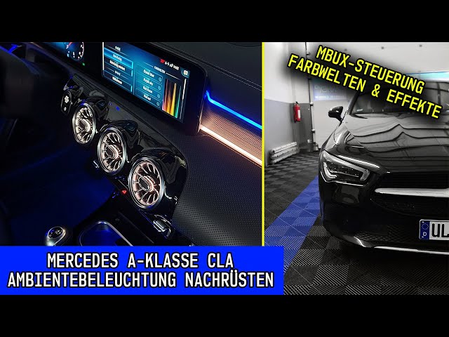 Mercedes CLA Ambientebeleuchtung Nachrüstung - Ambientebeleuchtung &  Sternenhimmel Nachrüstung