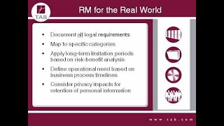 The Myth of "Permanent Records" | TAB Records Retention Webinar, Part 3