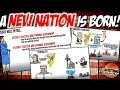 A New Nation is Born! Whiteboard Animation American History Video by Instructomania