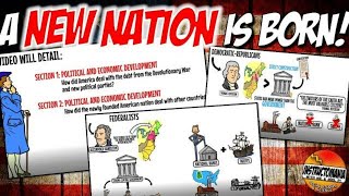 A New Nation is Born! Whiteboard Animation American History Video by Instructomania