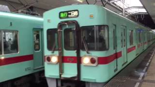西鉄6000形6701F+西鉄6050形6052F西鉄薬院駅発車20160119