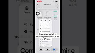 Como comprimir e descomprimir um PDF no iPhone
