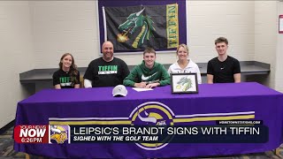 Leipsic’s Brevin Brandt commits to Tiffin University for golf