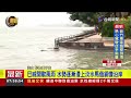 巴威間歇風雨 水勢逐漸漫上淡水馬偕銅像沿岸【最新快訊】