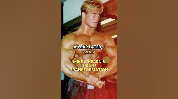 MIKE O'HEARN'S INSANE TRANFORMATION 😮💪#gym #bodybuilder