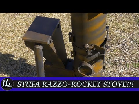 66 COME FATE Stufa razzo-Rocket stove 