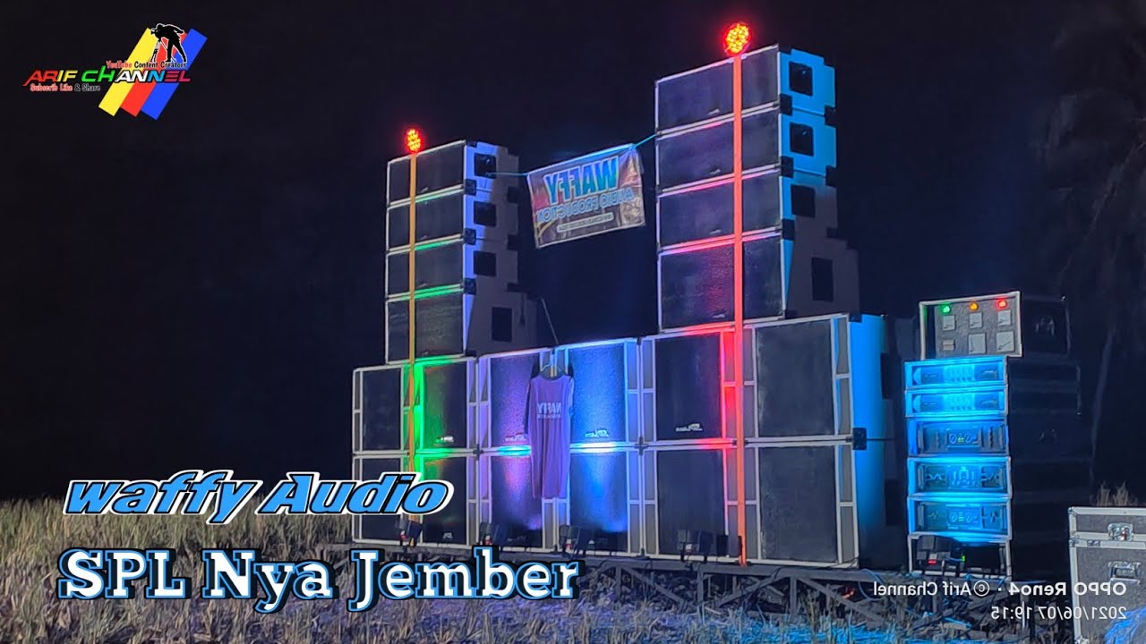 Full Dj cek sound waffy Audio 12 subwoofer