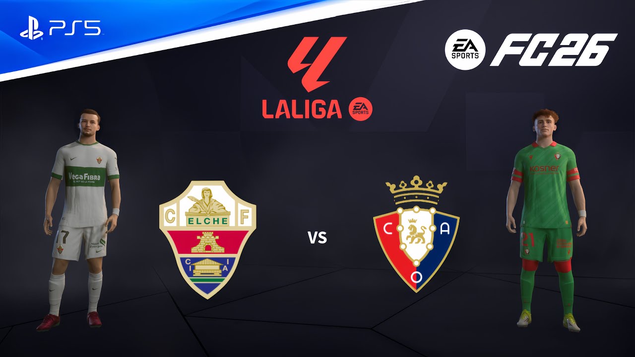 ФК 26 - Эльче - Осасуна | Полный матч сезона Ла Лиги 25/26 | PS5 [FHD60]