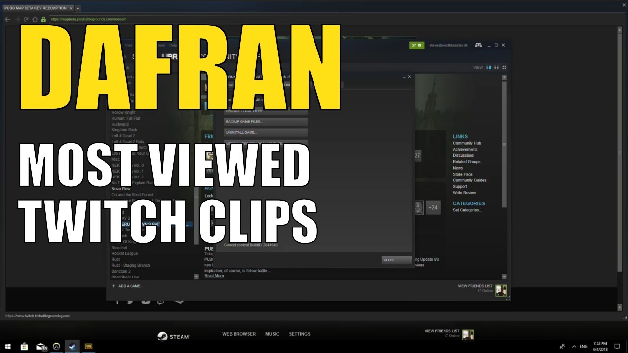 dafran's Most Viewed Twitch Clips of all time