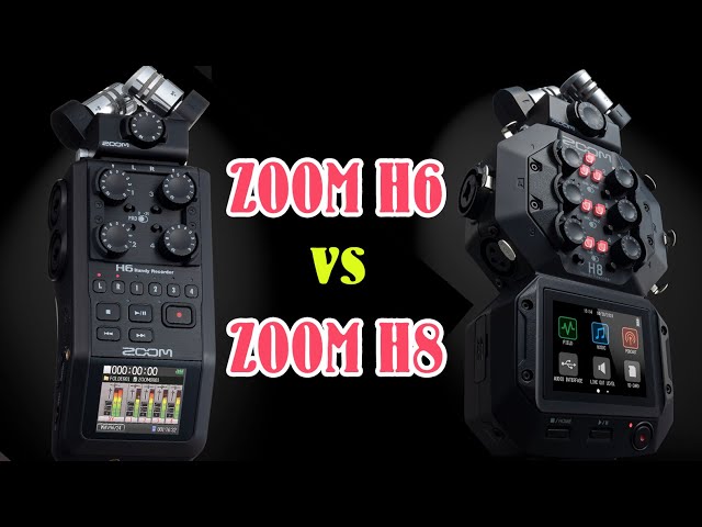 So sánh thiết bị thu âm Zoom H8 và Zoom H6 : giống và khác nhau gì?
