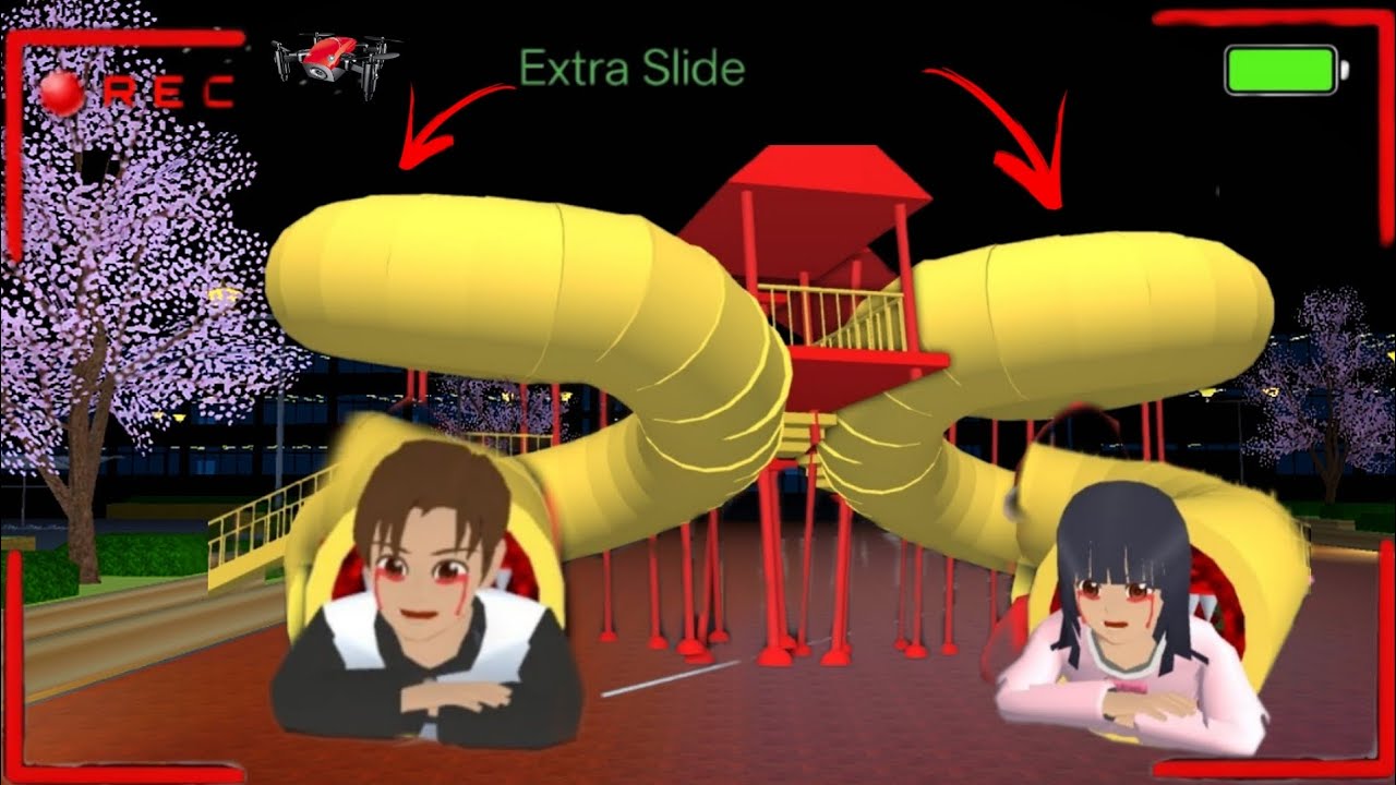 Yuta Mio P@nicked Enters the Mysterious Extra Slide in Front of Home girl 😱| SAKURA School Simulator