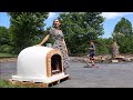 Wood fire pizza oven is here  our new outdoor kitchen  heghineh