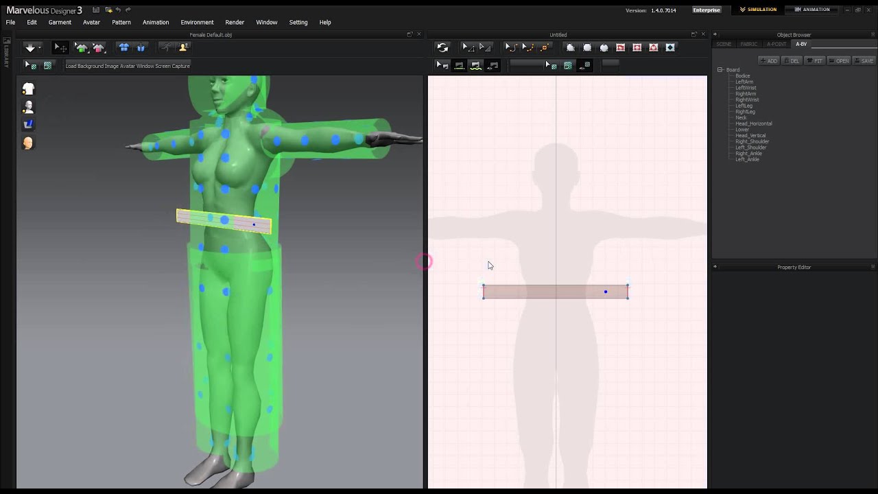 Second Life & Marvelous Designer ( arrangement points & bounding ...
