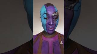 Nebula💙 Makeup and Transformation from Avengers💙