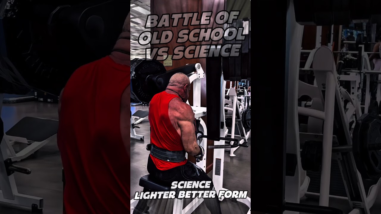 OLD SCHOOL vs SCIENCE #oldschool #science #workout #motivation #exercise