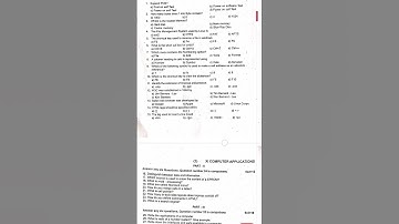 TN 11TH computer application quarterly Question paper 2025 | Model quarterly Question paper 2024