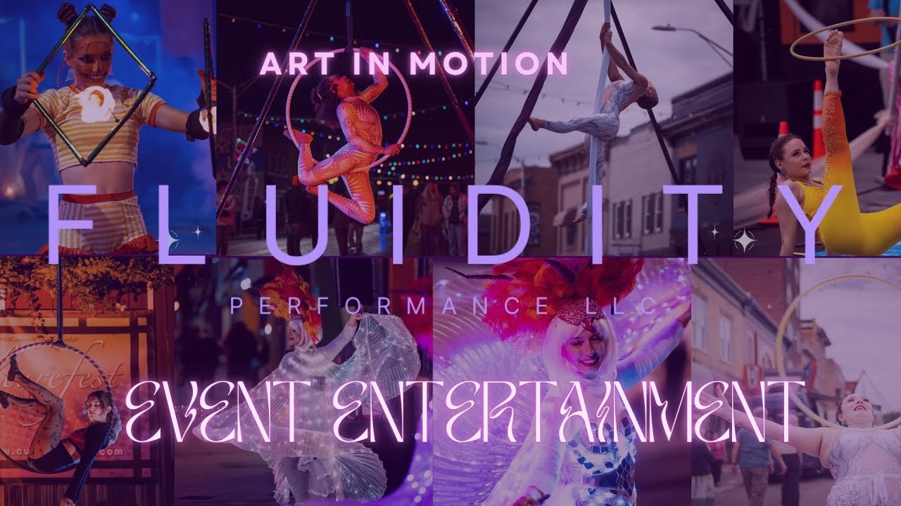 Aerials, Stilt Walkers, Fire Dancers and other Fluidity Entertainment