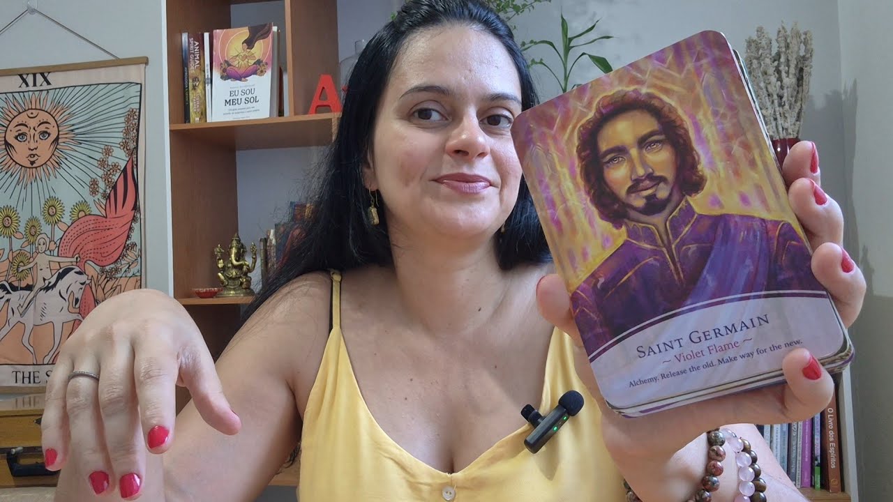 O que trava essa relação é uma dor que começou em outras vidas 💜 Msg de Saint-Germain