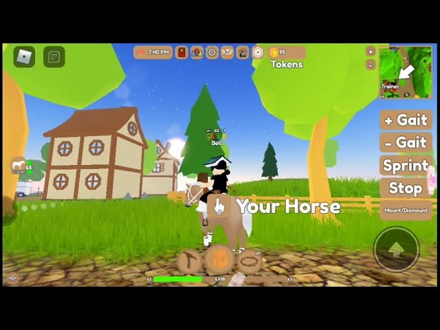 MELHOR jogo de RPG de CAVALO do Roblox - Wild Horse Islands 