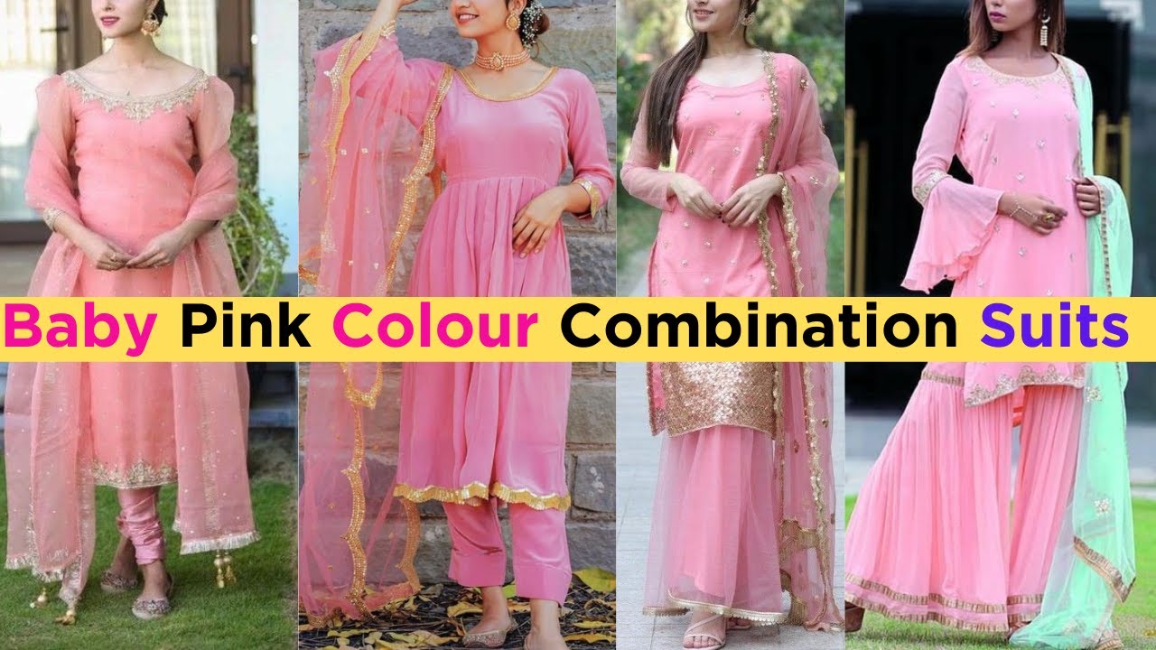 Pink Colour Net,Satin Fabric Designer Salwar Suit.