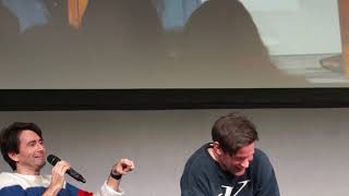 David Tennant and Matt Smith - favourite Doctor Who monster (Wales comic con)