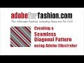 Adobe for Fashion: How Create Seamless Diagonal Patterns in Illustrator