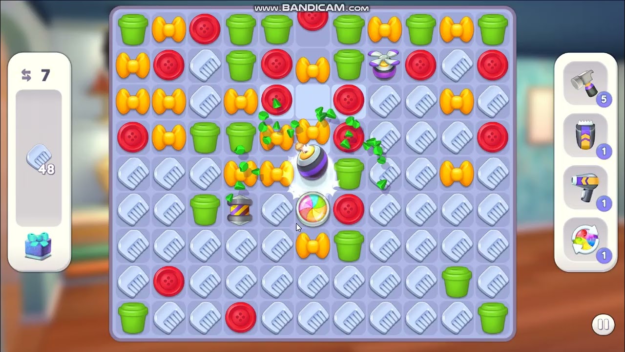 Makeover Match - Swap & Style level 204 no power-ups