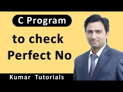 C Program to Find Perfect Number [Hindi] | Kumar Tutorials
