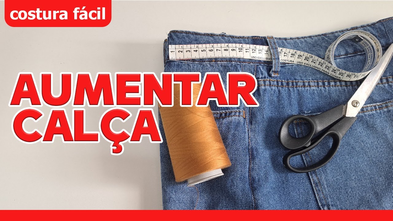 Como alargar calças jeans em casa - Guia completo - YouTube