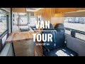 VAN TOUR | Custom Van Build | Sprinter 170&quot; 4x4 w/ roomy indoor shower | Rossmönster Vans | 184