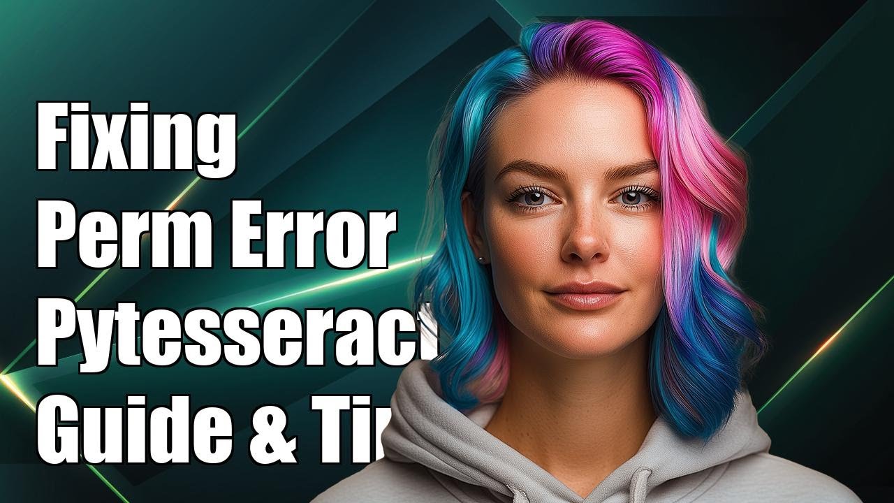 Исправление ошибки PermissionError в Pytesseract: руководство по устранению неполадок и решения