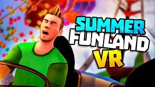 Supersonic Virtual Reality Headset AMAZING THEME PARK RIDES IN VR! - Summer Funland VR Gameplay - VR HTC Vive Gameplay