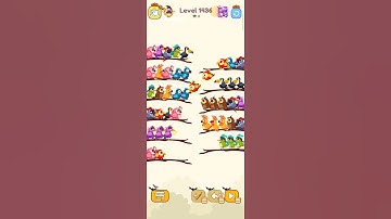 Bird sort color game level 1436 #leveldesign #games #playgaming #colorgame #gameplay #videogame