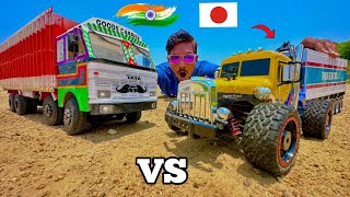 RC Fastest Turbo Titan Vs Tata 1210 Truck Unboxing & Testing  Chatpat toy tv