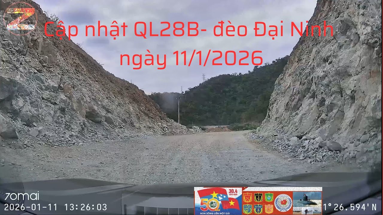 Cập nhất Quốc lộ 28B Đèo Đại Ninh Mới Nhất 10/1/2026