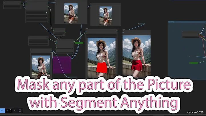 Mask any part of the Picture with Segment Anything Comfyui