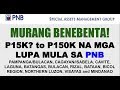 PNB LOTS FOR SALE As Low as P15K to P150K Foreclosed Properties Lots:Farm:Residential Areas