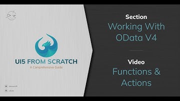 10.5 OData V4 Operations (Functions and Actions) in UI5