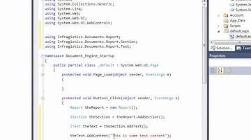 Getting Started with the Infragistics Document Engine