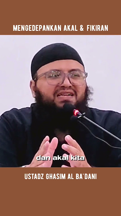Mengedepankan akal dan Fikiran #ceramah #dakwah #kajianislam #youtubeshorts