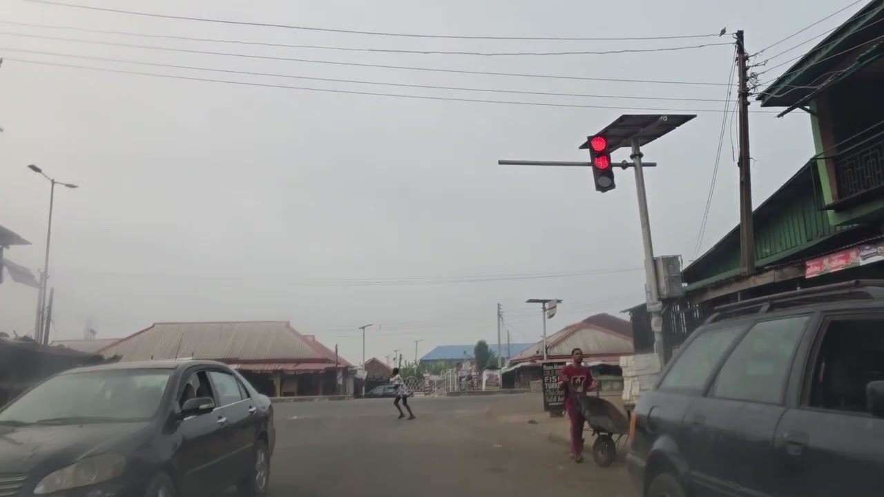 Driving from Ugbowo to Ekenwa, Benin City